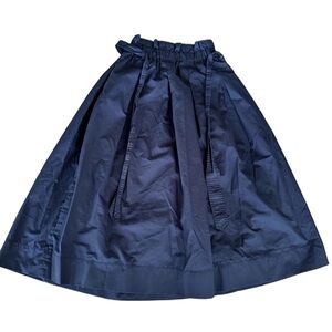 Navy A-Line Midi Skirt H&M